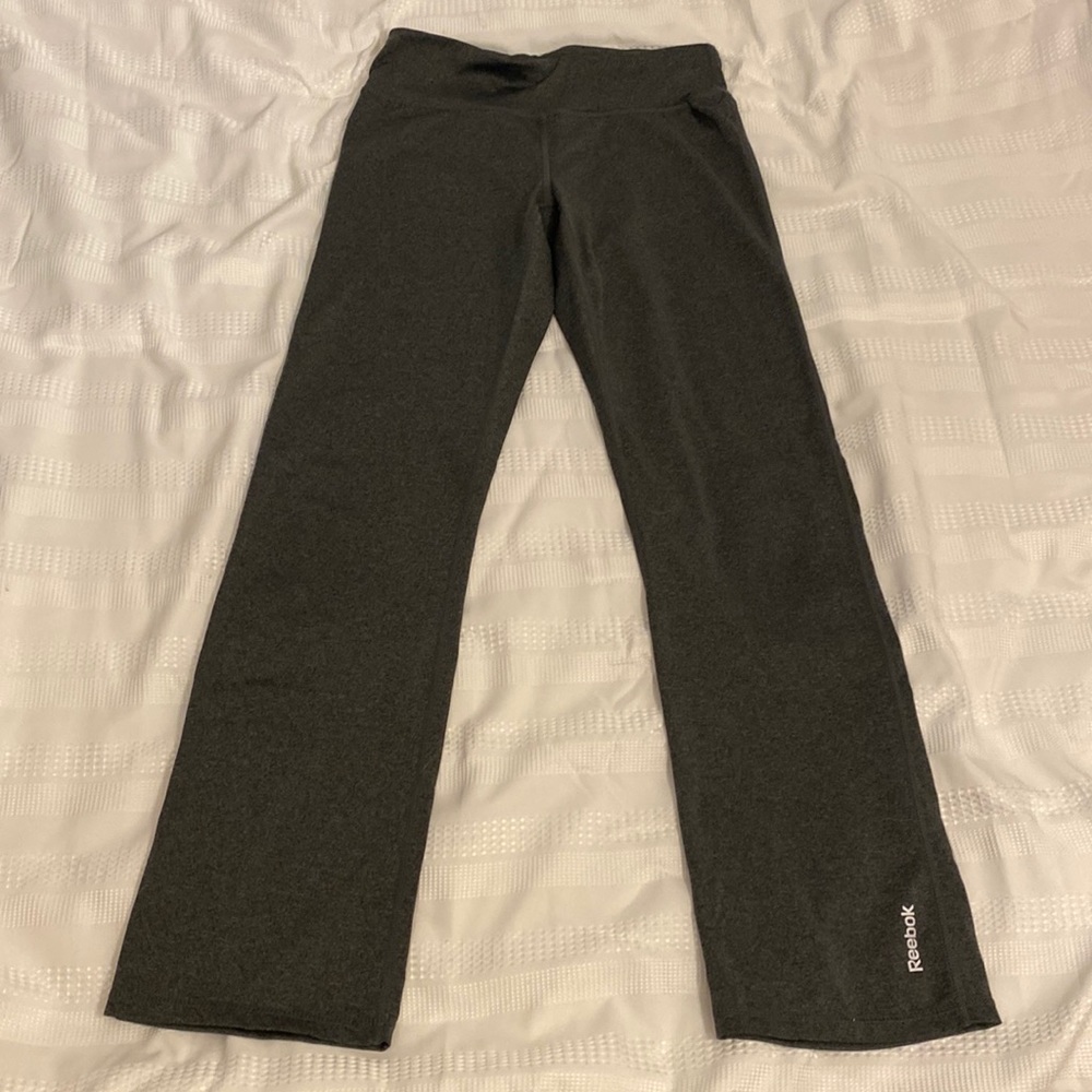 Grey Reebok Yoga pants
